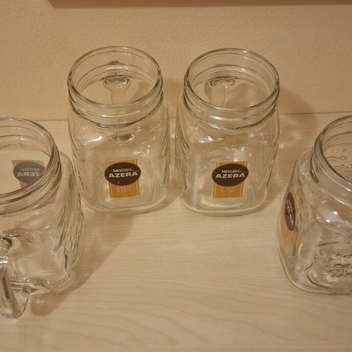 Nescafe Azera glass mugs set of 4