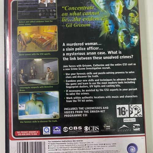 CSI Crime Scene Investigation PC like new