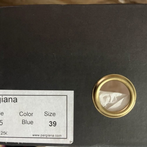 Pargiana platforms like new, blue, size 39