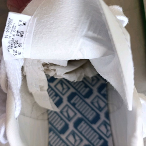 Puma Palermo sneakers size 44 new, white and blue leather