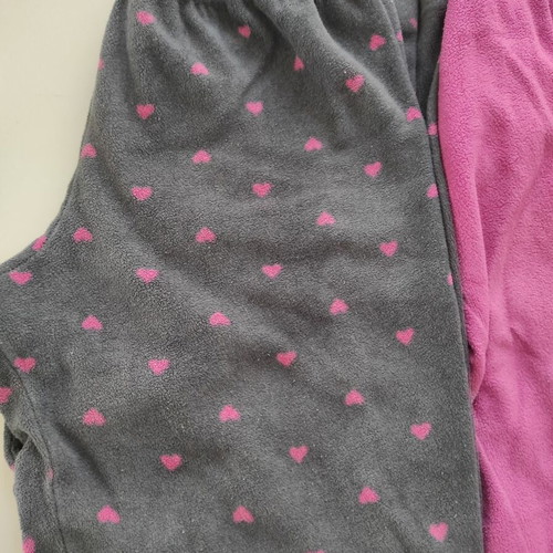 Harmony children's winter pajamas size 10 like new, gray and pink