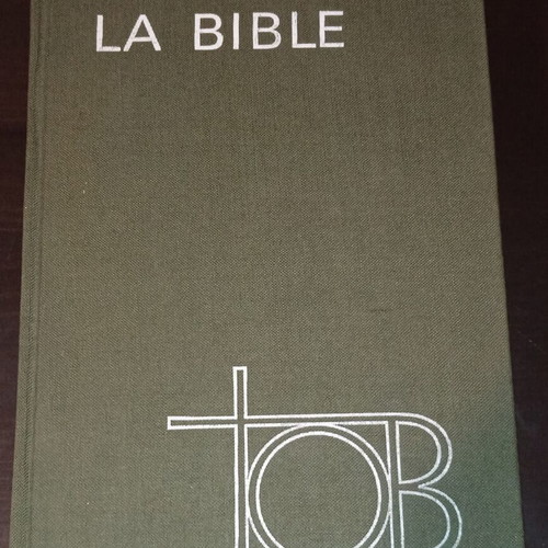 Bible used French hardcover edition 1977