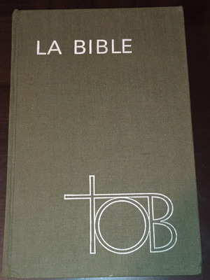 Bible used French hardcover edition 1977