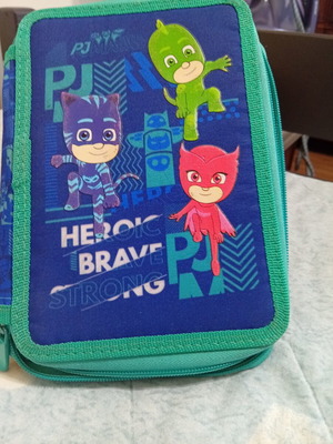 Σχολική κασετίνα διπλή PJ Masks μεταχειρισμένη