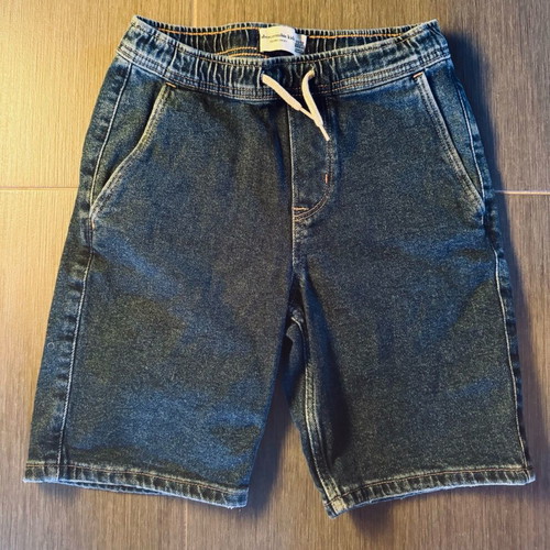 Abercrombie denim bermuda shorts like new, for 10-year-old boys, blue