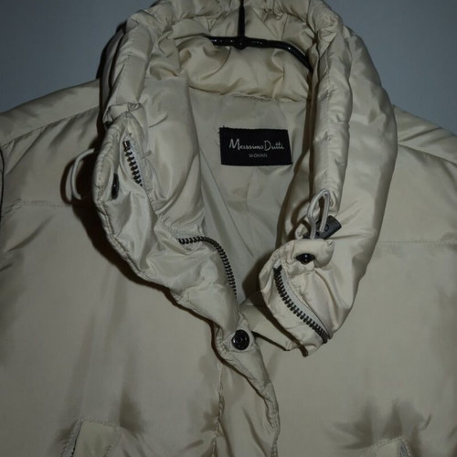 Massimo Dutti vest used, fitted slim cut, beige, size M