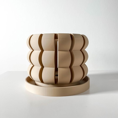 Orchid Pot Lami 3D Printed Eco-Friendly PLA