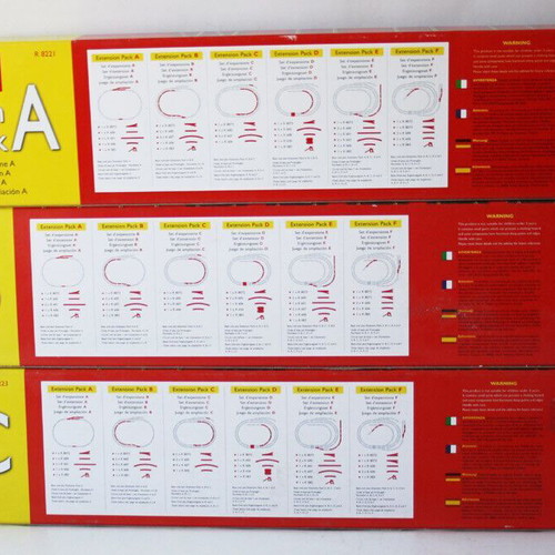Track Extension Pack A+B+C set of 3 Lima Rivarossi Jouef Thomas Train new