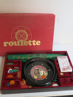 Vintage Roulette miniature Didatto used