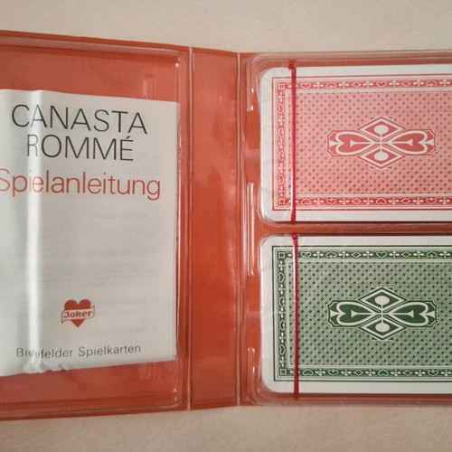 Vintage sealed playing cards Bielefelder Spielkarten Fabrik GmbH