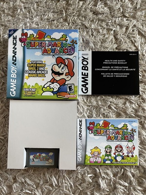 Nintendo GameBoy Advance Super Mario Advance като нов, комплект в кутия