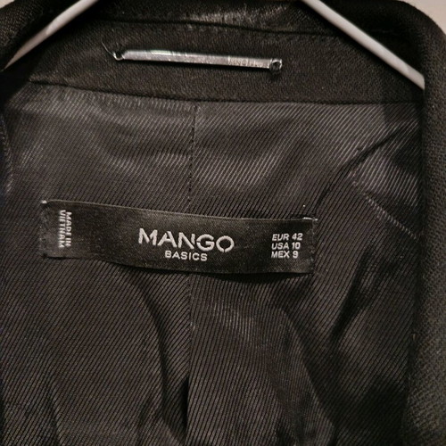 Mango women's jacket black like new, size XL
