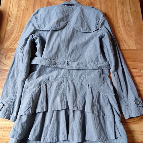 No name women's trench coat size M like new, grey