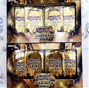 2x Maximum Gold Box - SEALED/Σφραγισμένα YUGIOH