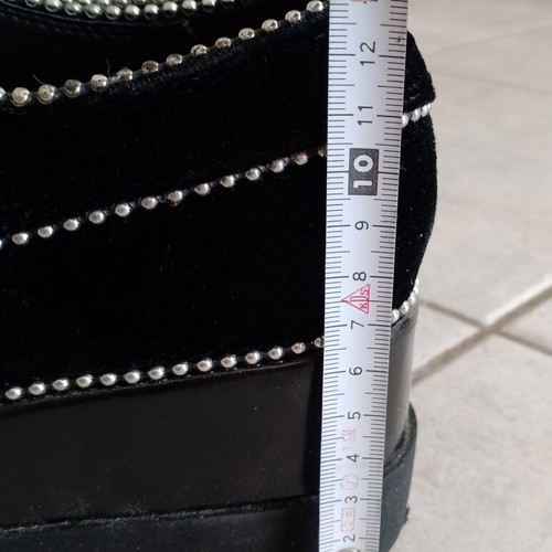 Fred platform moccasins black size 39 used