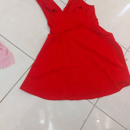 Mini dress red like new, size S
