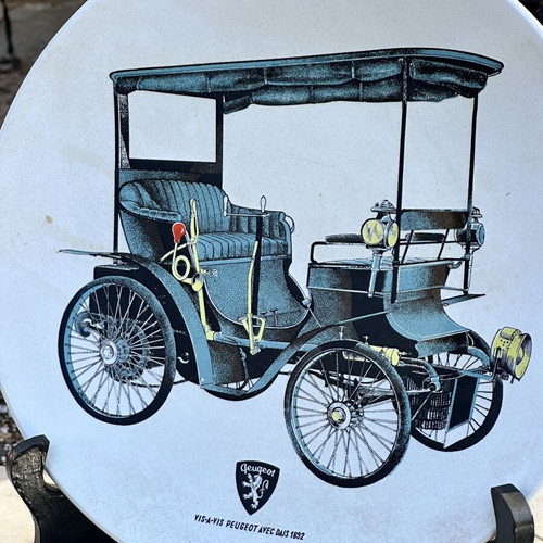 Ceramic Collectible Plate Peugeot Vis-à-Vis 1892 used, 29 cm
