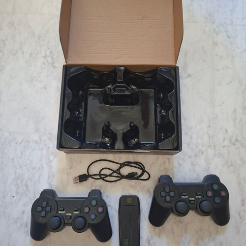 Game Stick Lite portable retro gaming console with 2 wireless controllers