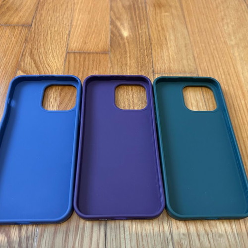 Silicone cases for iPhone 14 Pro Max brand new, 3 colors
