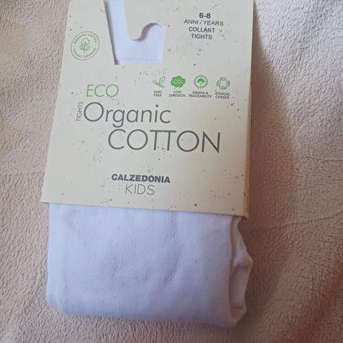 Calzedonia white tights new size 6-8
