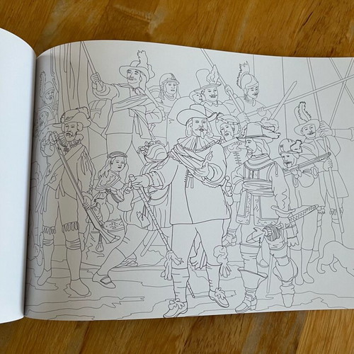 Great Paintings to Colour In like new