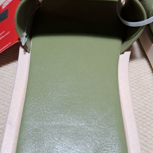 Jomix Shoes women's flip flop sandals new, size 37, green