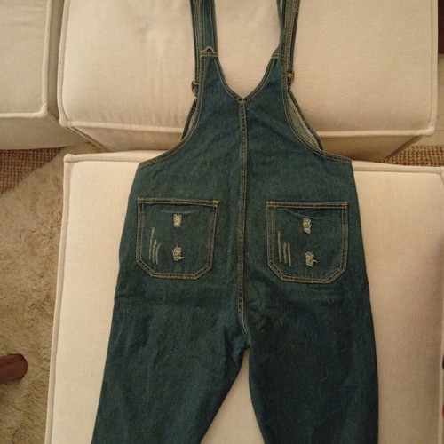 Jean overalls like new, size Large fits Medium or Small