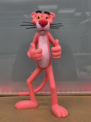 Pink Panther 3D figure made to order