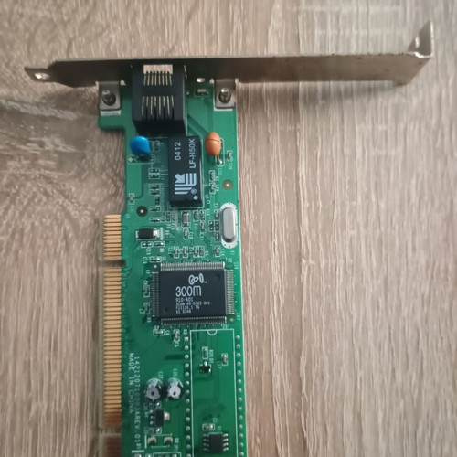 3Com LF-H50X PCI Network Card used, ideal for retro PC