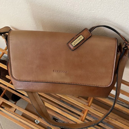 Bartuggi leather crossbody bag used, brown