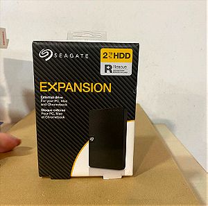 Seagate Expansion Portable USB 3.0 Εξωτερικός HDD 2TB 2.5" Μαύρο Σφραγισμένο