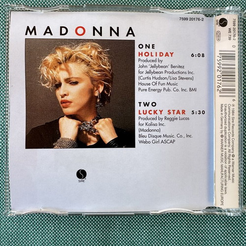 Madonna Holiday CD single, pop