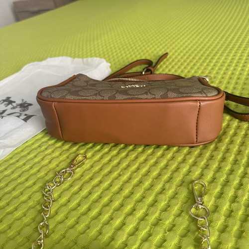Teri Mini Crossbody Bag in Signature Canvas new, brown, Coach