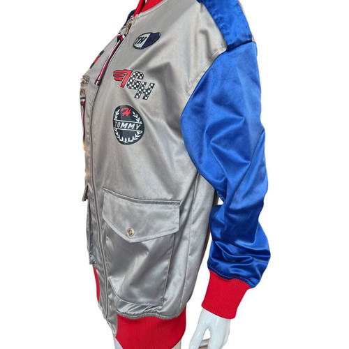 Bomber Jacket Tommy Hilfiger x Gigi Hadid new, XS, gray and blue
