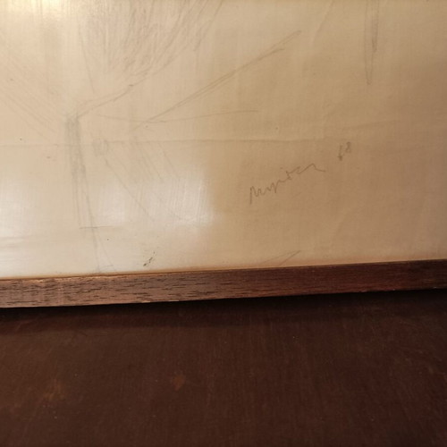 Pencil drawing by Giannis Migadis authentic, new, 40x30 cm