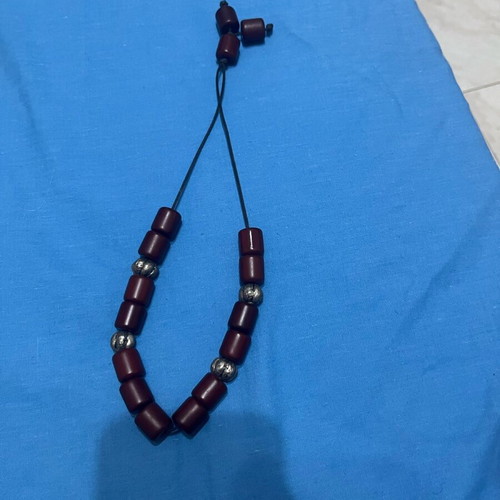 Worry beads with silver stones like new, high quality