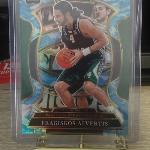 Panini Select EuroLeague Basketball Base Set Light Blue Prizm card Fragiskos Alvertis