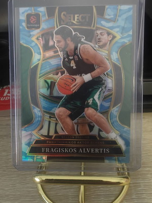 Panini Select EuroLeague Basketball Base Set Light Blue Prizm card Fragiskos Alvertis