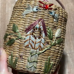 Basket hand bag used small
