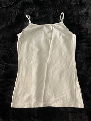 Γυναικείο τιραντέ μπλουζάκι Namaldi σαν καινούργιο, άσπρο, μέγεθος S