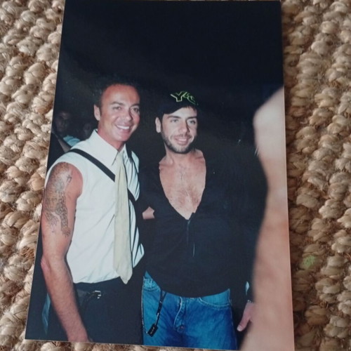 Rare Authentic Photo Giorgos Mazonakis Lakis Gavalas 2004 like new