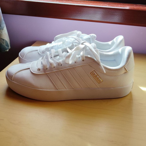 Adidas leather sneakers size 40 like new, white