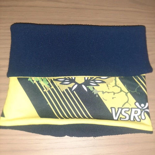 Absorba neck scarf like new, blue and yellow