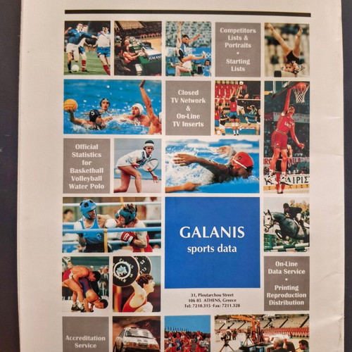 Eurovolley '95 match program like new