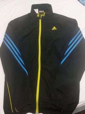 Adidas sports jacket used, size 15-16 years, black