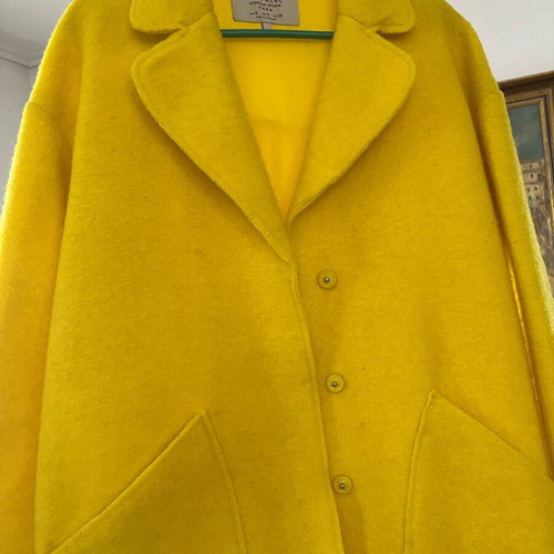 Zara Trf yellow small coat used
