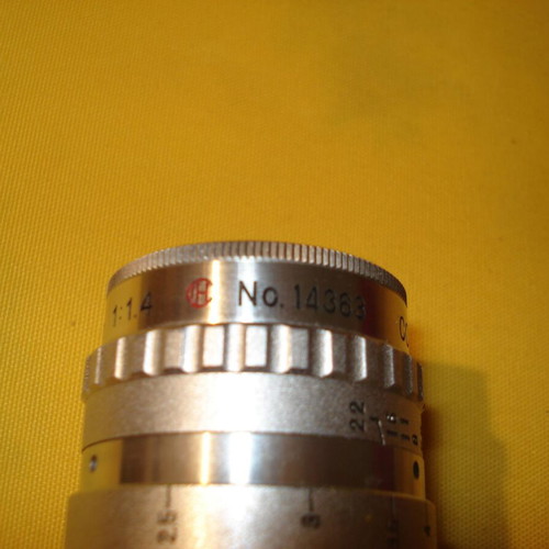 CosmicarTelevision Lens 25Mm 1:1.4 like new, made in Japan