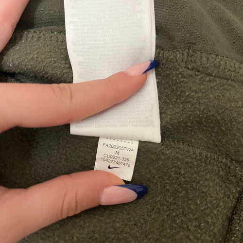 Nike jacket size M like new, green