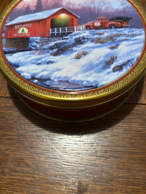 Metal box like new from imported biscuit