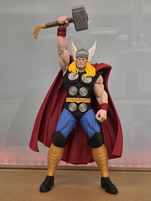 Thor 3D Print Figure like new, 28 cm, plastic PLA